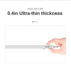 40~80CM LED PIR Motion Sensor Strip Light USB Rechargeable Cabinet Closet Lamp