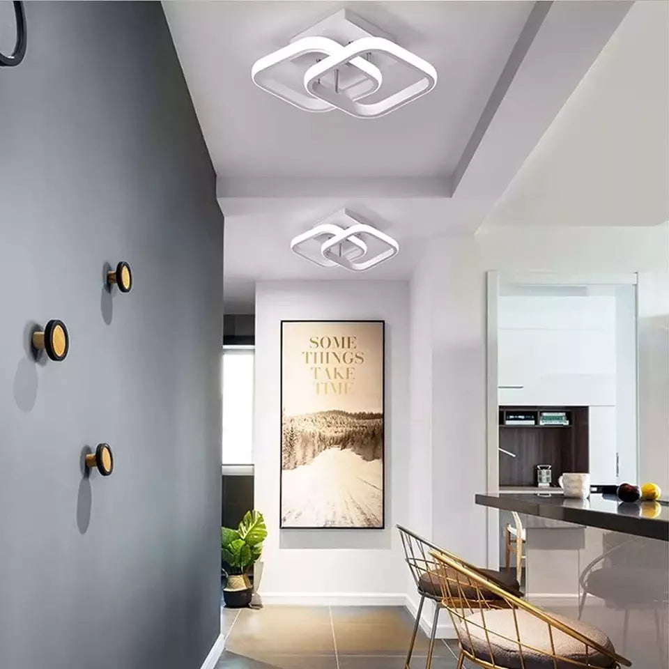 Stylish LED Tri-Color Ceiling Light, Modern, Energy-Saving Elegance for Bedroom & Living Room