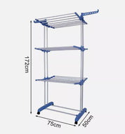 4 Tier Clothes Airer Dryer Rack Foldable Dry Rail Hanger Laundry Indoor Outdoor