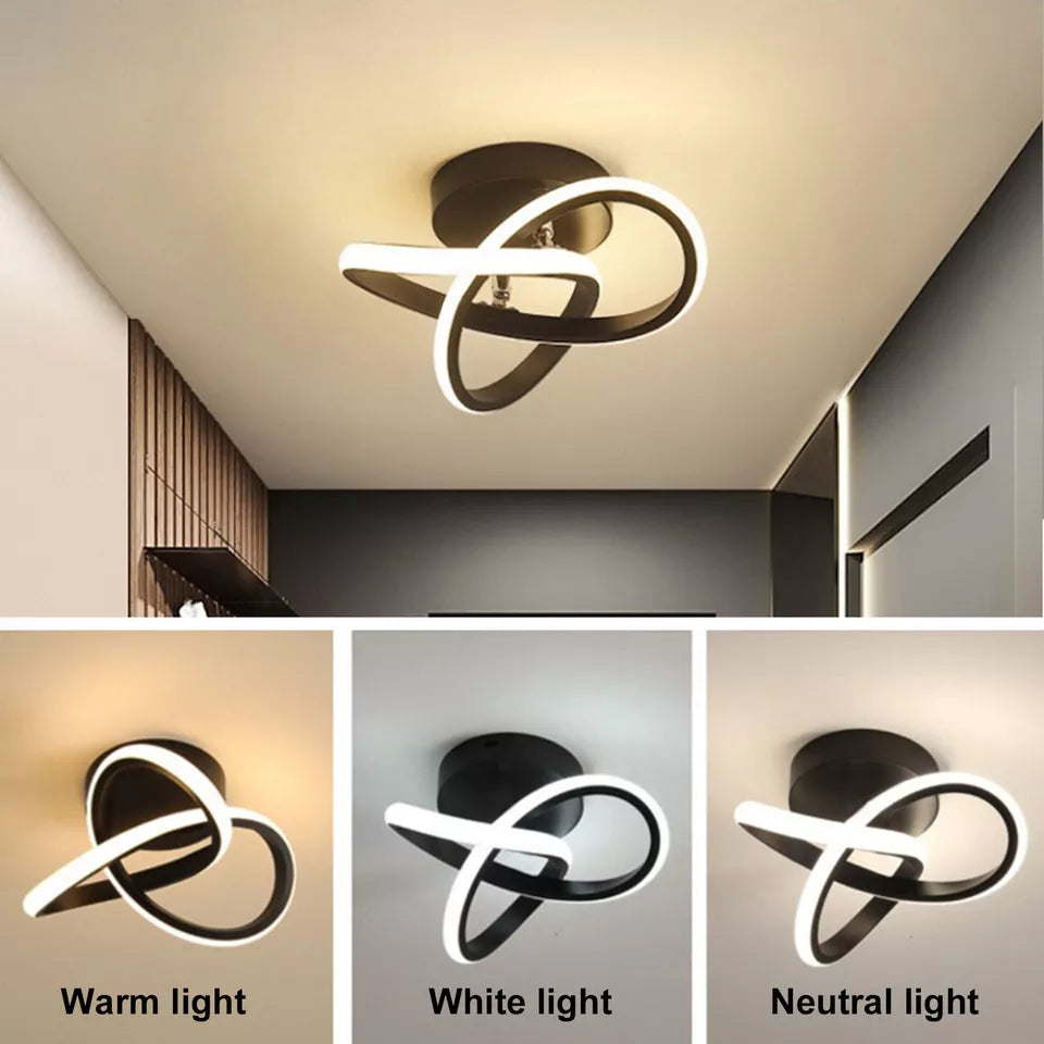 Modern LED Ceiling Light – Dimmable Bedroom & Living Room Lighting Fixture