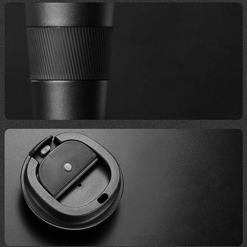 Stainless Steel Thermos Mug – Insulated Tea & Coffee Travel Mug for Hot & Cold Drinks