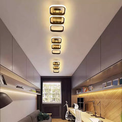 Chic Modern LED Ceiling Light for Kitchen, Living Room & Bedroom - Dimmable Lamp Design