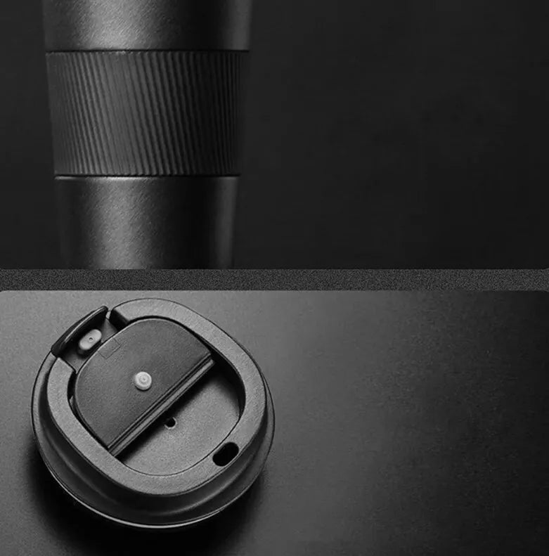 Stainless Steel Thermos Mug – Insulated Tea & Coffee Travel Mug for Hot & Cold Drinks