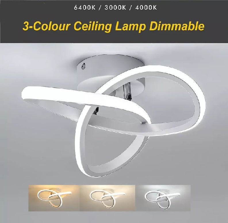 Modern LED Ceiling Light – Dimmable Bedroom & Living Room Lighting Fixture