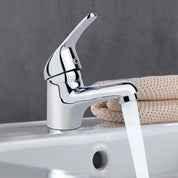 Stylish Basin Mixer Tap – Chrome Bathroom Sink Mono Faucet with Fixings &  Waste