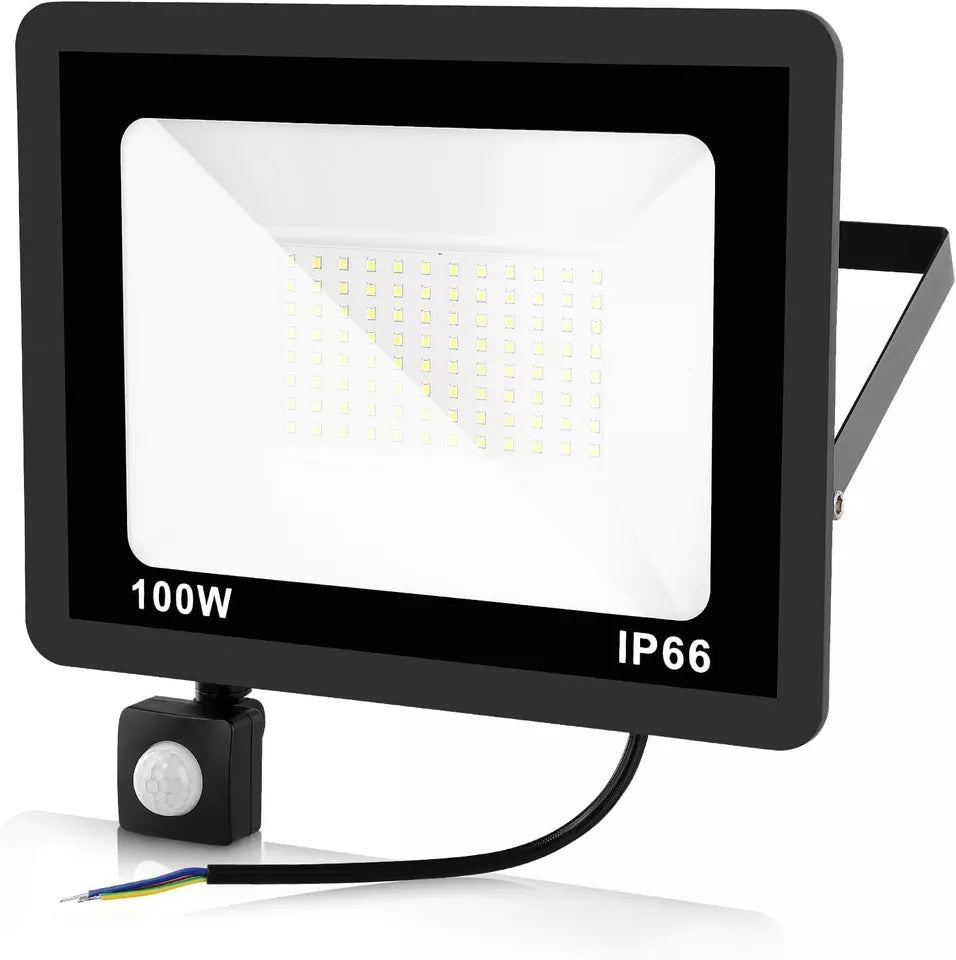 LED PIR Motion Sensor Outdoor Floodlight – Waterproof Garden Security Light with Automatic Detection