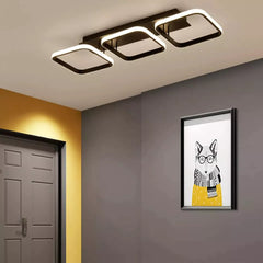 Chic Modern LED Ceiling Light for Kitchen, Living Room & Bedroom - Dimmable Lamp Design