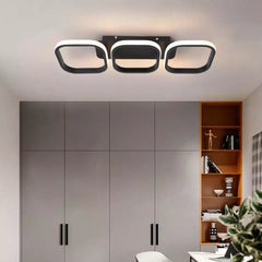 Chic Modern LED Ceiling Light for Kitchen, Living Room & Bedroom - Dimmable Lamp Design