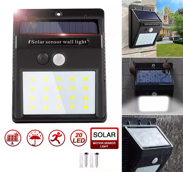 Outdoor Solar Sensor Wall Lights