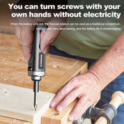 Mini USB Rechargeable Cordless Electric Screwdriver Drill – Portable Power Tool