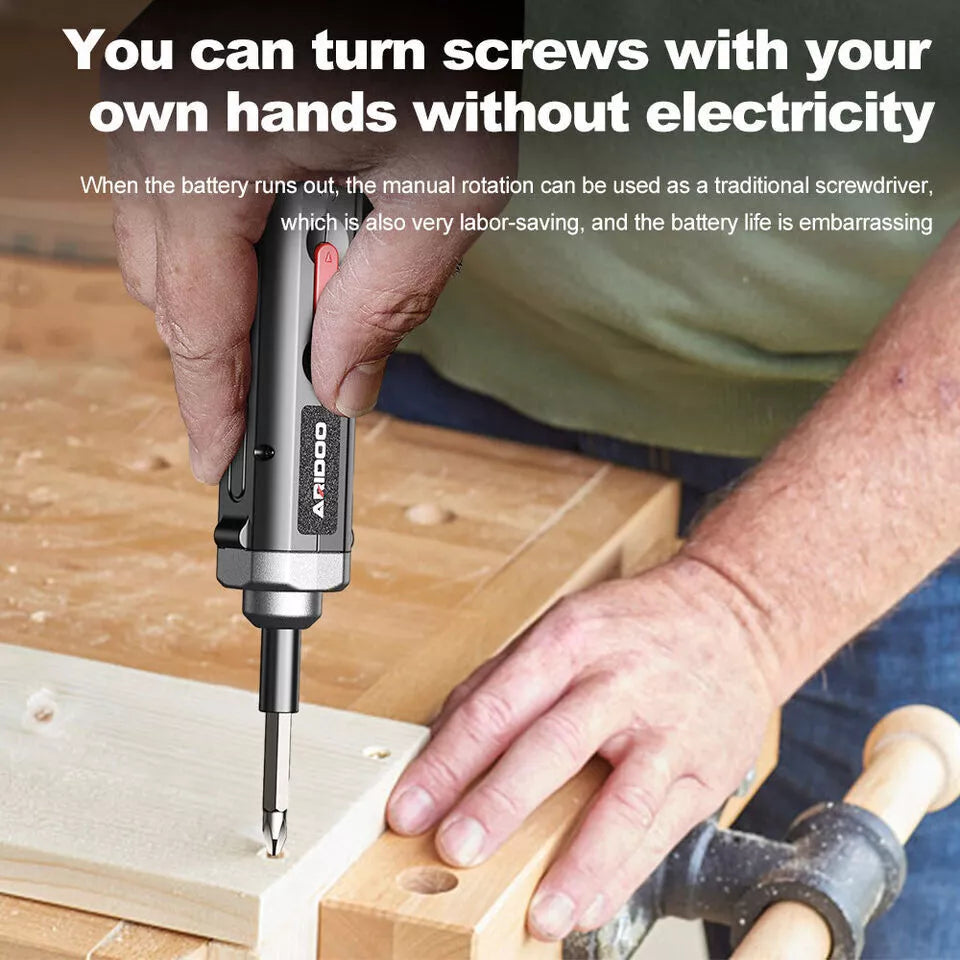 Mini USB Rechargeable Cordless Electric Screwdriver Drill – Portable Power Tool