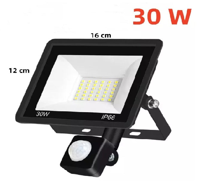 LED PIR Motion Sensor Outdoor Floodlight – Waterproof Garden Security Light with Automatic Detection