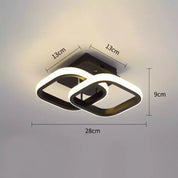 Stylish LED Tri-Color Ceiling Light, Modern, Energy-Saving Elegance for Bedroom & Living Room