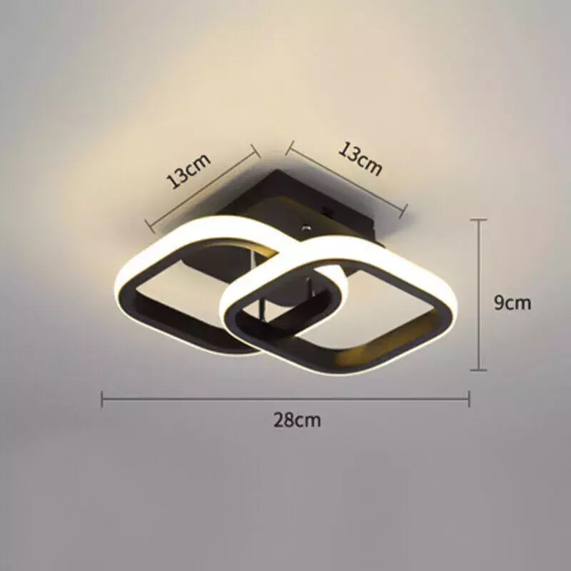 Stylish LED Tri-Color Ceiling Light, Modern, Energy-Saving Elegance for Bedroom & Living Room