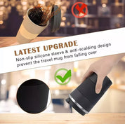 Stainless Steel Thermos Mug – Insulated Tea & Coffee Travel Mug for Hot & Cold Drinks