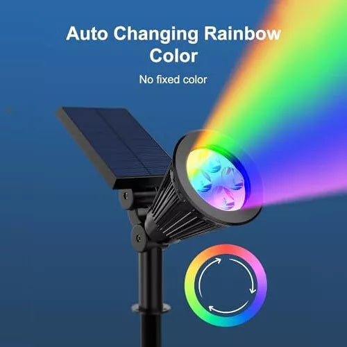 Solar LED Garden Spot Light Outdoor Waterproof Landscape Path Lamp
