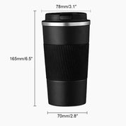 Stainless Steel Thermos Mug – Insulated Tea & Coffee Travel Mug for Hot & Cold Drinks