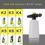 Snow Foam Lance Cannon for Karcher K2-K7 – High-Pressure Car Wash Foam Gun with Bottle