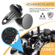 726PCS Car Trim Clips and Fasteners Kit – Auto Plastic Push Rivets, Pins, and Bumper Clips for Vehicle Maintenance