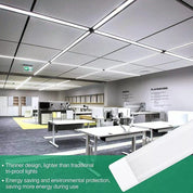 4FT LED Ceiling Strip Light – Energy-Efficient Batten Tube for Office, Garage & Commercial Spaces
