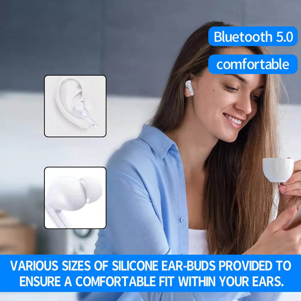 TWS Bluetooth Earbuds – Wireless Air In-Ear Pods for iPhone, Samsung & Android Devices