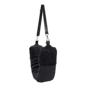 Stuffable Travel Velvet Neck Pillow Storage Bag Adjustable U-Shapes Pillow