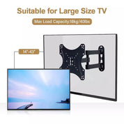 Universal TV Wall Mount Bracket – Tilt & Swivel for 14-45 Inch LCD, LED, Plasma
