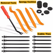 726PCS Car Trim Clips and Fasteners Kit – Auto Plastic Push Rivets, Pins, and Bumper Clips for Vehicle Maintenance