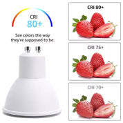 10x LED GU10 Light Bulbs 5W/7W – Energy-Saving 120° Spotlight, Warm White, Cool White, Daylight