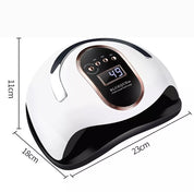High-Power 450W UV LED Nail Lamp for Acrylic Gel Polishes – Professional Nail Dryer