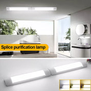 4FT Slim LED Batten Light – Bright Daylight Strip for Living Room Fluorescent Replacement