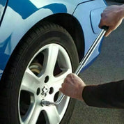 Extendable Wheel Wrench – Heavy Duty Telescopic Tire Nut Tool for 17, 19, 21, 23mm Sockets