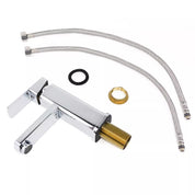New Modern Waterfall Bathroom Tap Basin Sink Mono Mixer Chrome Cloakroom . Waste
