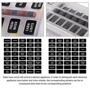 12-Way Blade Fuse Box Distribution Bar – Waterproof 12V/32V Bus Marine Car Kit Holder