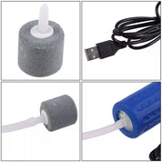 Mini USB Oxygen Pump for Aquarium – Silent, Energy-Saving Aerator for Fish Tanks