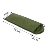 4 SEASON SINGLE SLEEPING BAGS CAMPING RECTANGULAR ENVELOPE ZIP UP KIDS ADULT
