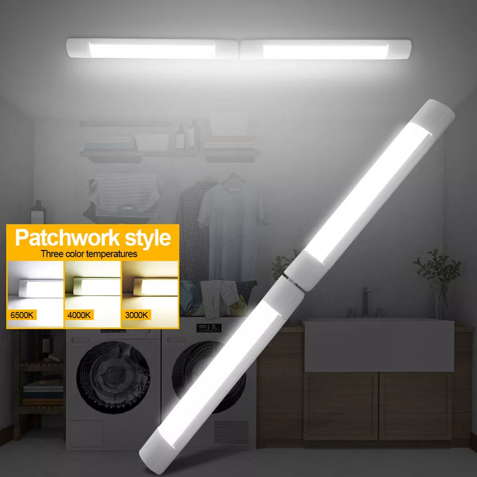 4FT Slim LED Batten Light – Bright Daylight Strip for Living Room Fluorescent Replacement