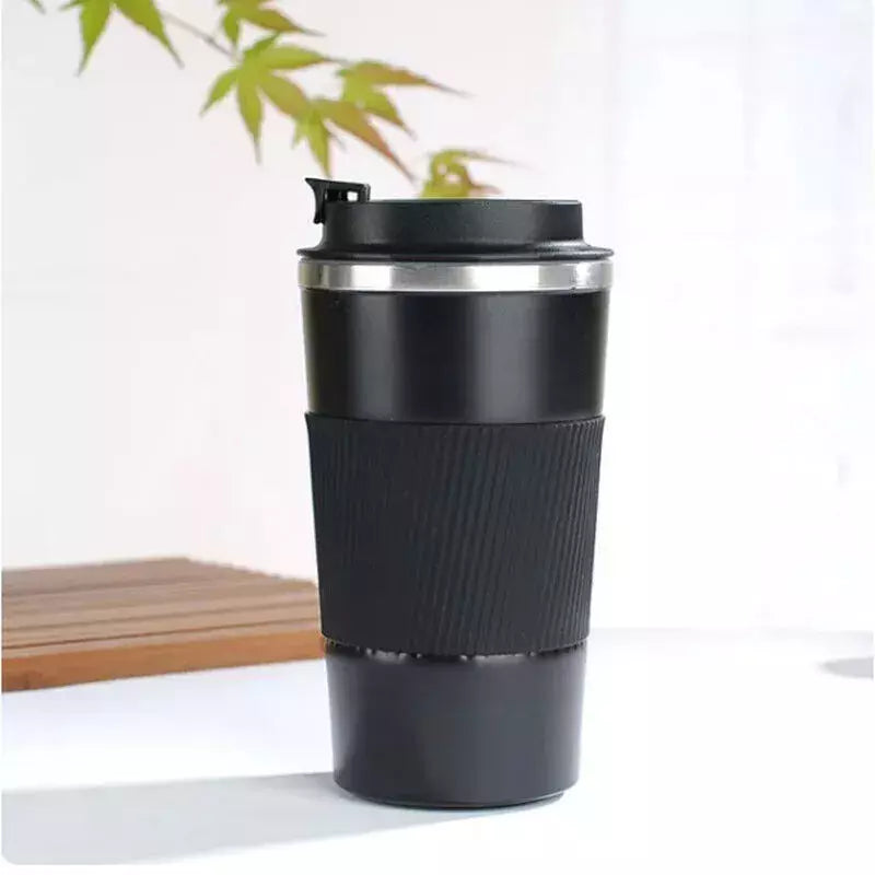 Stainless Steel Thermos Mug – Insulated Tea & Coffee Travel Mug for Hot & Cold Drinks