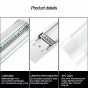 4-Pack 4FT LED Shop Lights