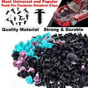 726PCS Car Trim Clips and Fasteners Kit – Auto Plastic Push Rivets, Pins, and Bumper Clips for Vehicle Maintenance