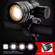 Mountain Bike Lights USB Rechargeable Bicycle LED Torch Front Rear Lamp Set NEW