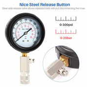 Petrol Engine Cylinder Pressure Tester for Car Compression Test Gauge Kit Set