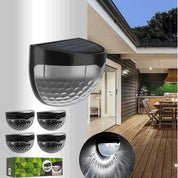 4 Pcs Solar Fence Lights