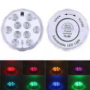 IP68 Waterproof 10 LED Lights Underwater Swimming Pool Pond Hot Tub Submersible
