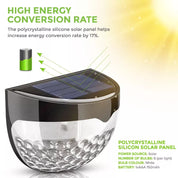 4 Pcs Solar Fence Lights