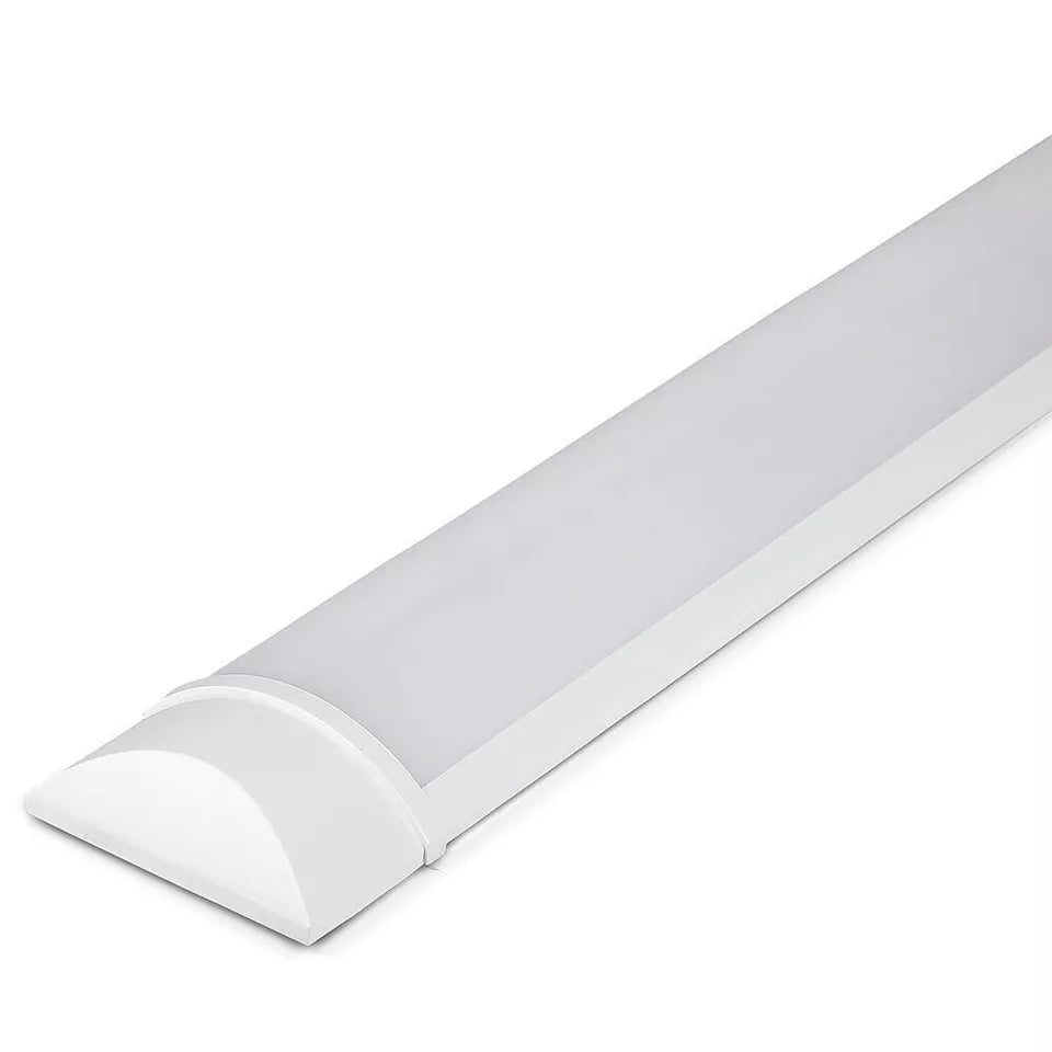 4FT LED Ceiling Strip Light – Sleek & Powerful Daylight Lamp for Garage, Office & Commercial Use