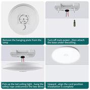 Motion Sensor 50W LED Ceiling Light