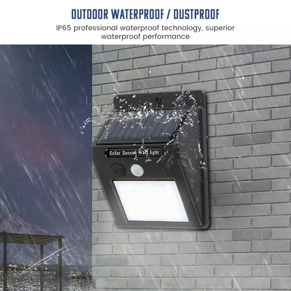 Outdoor Solar Sensor Wall Lights