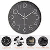 Modern Round Silent Wall Clock – Non-Ticking Design for Bedroom, Living Room, and Study