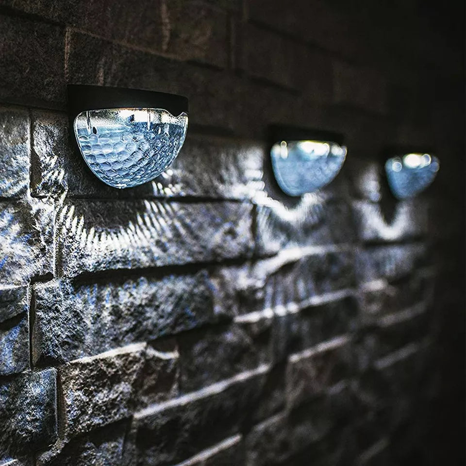 4 Pcs Solar Fence Lights